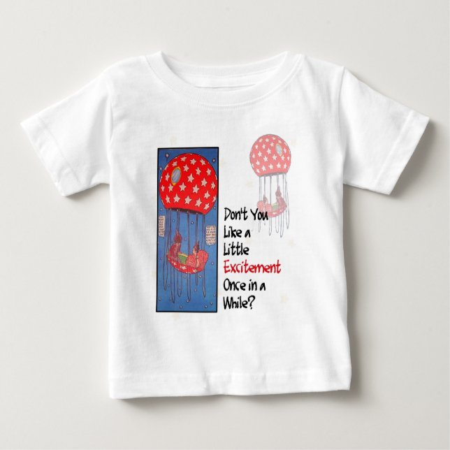 Eine kleine Aufregung Baby T-shirt (Vorderseite)