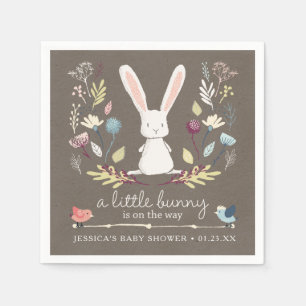 Eine kleine Babydusche Serviette