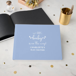 Eine kleine Babyparty mit Schmetterling Gästebuch