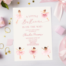 Eine kleine Ballerina ist unterwegs! Babyparty