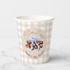 Eine kleine Bean braut Pappbecher