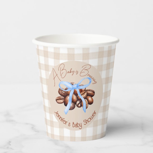 Eine kleine Bean braut Pappbecher (Vorderseite)