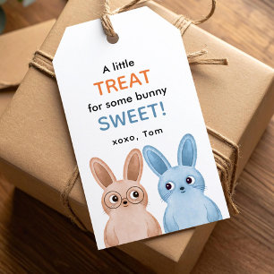 Eine kleine Belohnung für einen süßen Hasen Geschenkanhänger