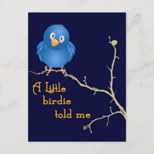 Eine kleine Birdie Momism Grußkarte Postkarte