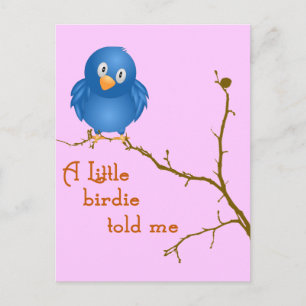 Eine kleine Birdie-Momism-Postkarte Postkarte