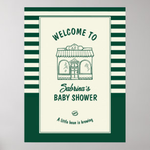 Eine kleine Bohne braut Baby Shower Poster