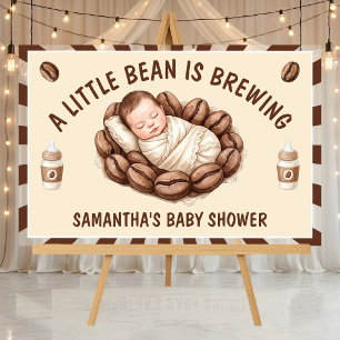 Eine kleine Bohne braut Kaffee Baby Shower Acrylschild