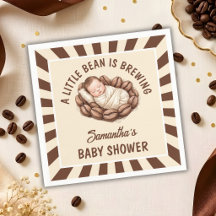 Eine kleine Bohne braut Kaffee Baby Shower