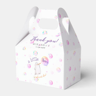 Eine kleine Boo Autumn Baby Dusche Gefälligkeitsbo Geschenkschachtel