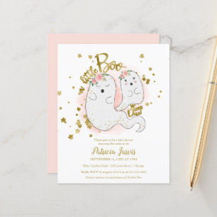 Eine kleine Boo Budget Girl Babyparty-Einladung