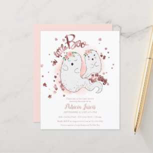 Eine kleine Boo Budget Girl Babyparty-Einladung