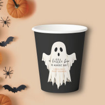 Eine kleine Boo-Geister-Halloween-Herbst-Baby-Part