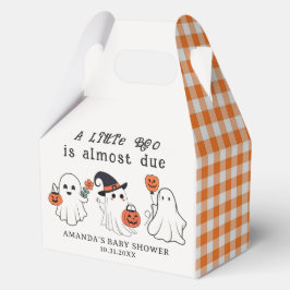 Eine kleine Boo Halloween Baby Shower Fvor Box Geschenkschachtel