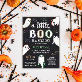 Eine kleine Boo Halloween Babydusche Einladung