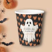 Eine kleine Boo Halloween Herz Fall Baby Shower