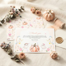 Eine kleine Boo süße rosa Oktober-Babyparty