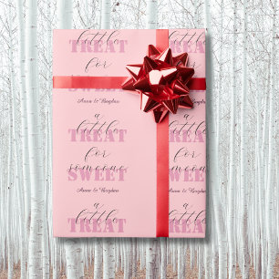 Eine kleine coole Behandlung für jemanden süßes zu Geschenkpapier
