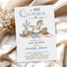 Eine kleine Cowboy-Baby-Party für Jungen