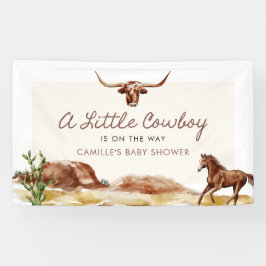 Eine kleine Cowboy-Western-Kinderdusche Banner