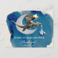 Eine kleine Dragon Baby Dusche Danke