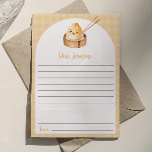 Eine kleine Dumpling Geburtstagskarte Notizzettel- Dankeskarte
