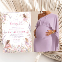 Eine kleine Fee ist auf dem Weg Baby Shower Foto