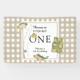 Eine kleine Fischerman Birthday Party Banner