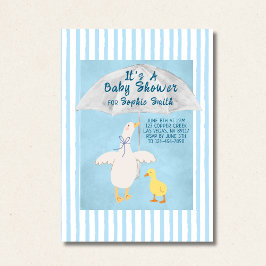 Eine kleine Gans ist auf dem Weg Storybook Baby Du Einladung