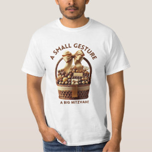 Eine kleine Geste, eine große Mitzvah! - Purim Woh T-Shirt