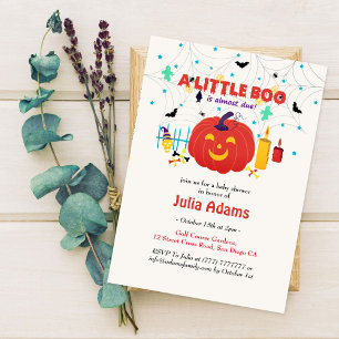Eine kleine Halloween-Baby- Boo-Party  Einladung
