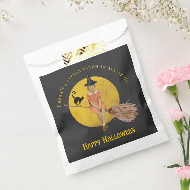 Eine kleine Hexe in ganz uns Halloween Geschenktütchen (Versiegelt)