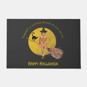 Eine kleine Hexe in uns allen Halloween Fußmatte