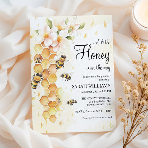 Eine kleine Honey Bee Baby Dusche Einladung