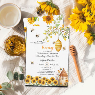 Eine kleine Honey Bee Baby Dusche Einladung