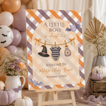 Eine kleine Hupe Halloween-Wäscheleine Baby-Party