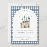 Eine kleine königliche Burg Baby Shower für einen
