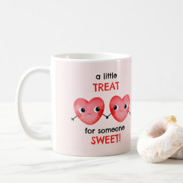 Eine kleine Leckerei für einen Freund, so süße kle Kaffeetasse