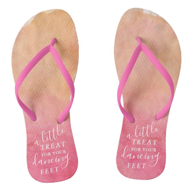 Eine kleine Leckerei für Ihr Tanzfest - tropisch Flip Flops (Fußbett)