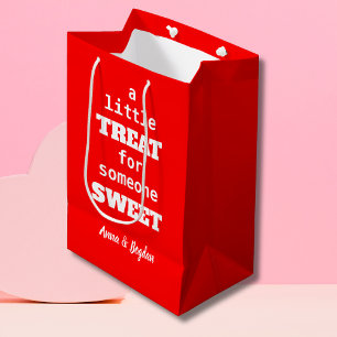 Eine kleine Leckerei für jemanden süß   Red Valent Mittlere Geschenktüte