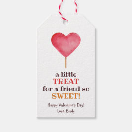 Eine kleine Leckerei für jemanden süßen Valentinst Geschenkanhänger