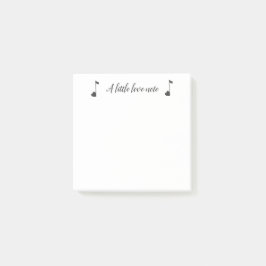 Eine kleine Liebe-Anmerkungs-klebrige Post-it Klebezettel