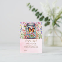 Eine kleine Liebe in einem Glas Schmetterling Baby