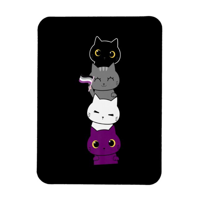 Eine kleine Liebe von Cat-Geschenk | Niedliche Hei Magnet (Vertikal)