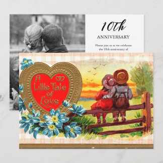 Eine kleine Liebesgeschichte zur Hochzeit und zum Einladung