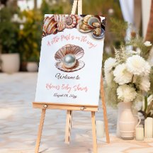 Eine kleine Perle unter der Meeresdusche.