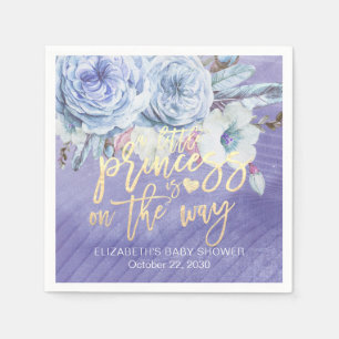 Eine kleine Prinzessin ist unterwegs mit der Flora Serviette