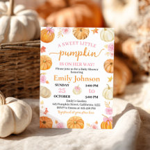 Eine kleine Pumkin Fall Girl Dusche