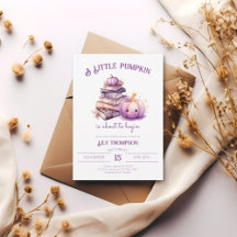 Eine kleine Pumpkin Herbst Babydusche