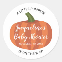 Eine kleine Pumpkin Herbst Babydusche