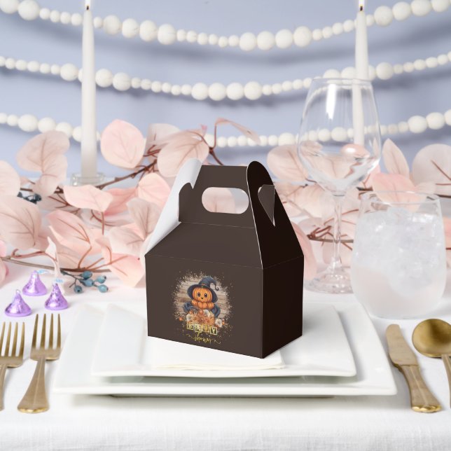 Eine kleine Pumpkin Niedliche Kawaii Glitzer Kinde Geschenkschachtel (Hochzeit)